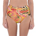 Fantasy Psychedelic Surrealism Trippy Reversible High-Waist Bikini Bottoms View3