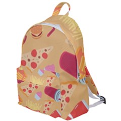 Fast Junk Food  Pizza Burger Cool Soda Pattern The Plain Backpack by Sarkoni