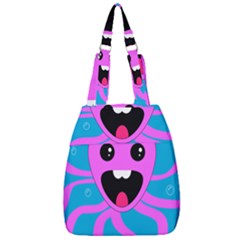 Bubble Octopus Copy Center Zip Backpack by Dutashop