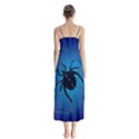 Spider On Web Button Up Chiffon Maxi Dress View2