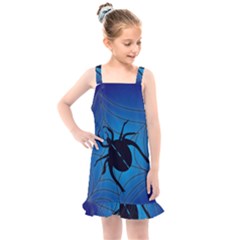 Spider On Web Kids  Overall Dress by Amaryn4rt