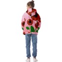 Flowers Butterflies Red Flowers Kids  Oversized Hoodie View2