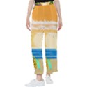 Vector Graphic Clipart Beach House Women s Pants  View1