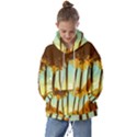 Mountains Fall Flowers Kids  Oversized Hoodie View1