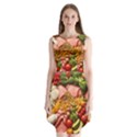 Fruit Snack Diet Bio Food Healthy Sleeveless Chiffon Dress   View1