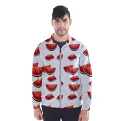 Summer Watermelon Pattern Men s Windbreaker by Dutashop