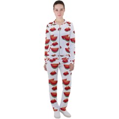 Summer Watermelon Pattern Casual Jacket And Pants Set by Dutashop