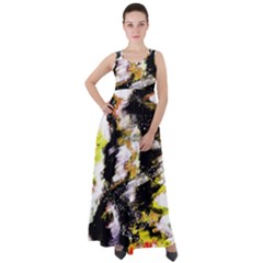 Canvas Acrylic Digital Design Art Empire Waist Velour Maxi Dress by Amaryn4rt