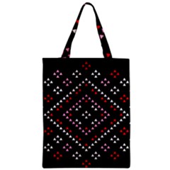 Pattern Abstract Design Art Zipper Classic Tote Bag by Ravend