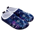 Black Building Lighted Under Clear Sky Men s Sock-Style Water Shoes View3