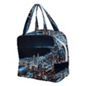 Aerial Photography Of Lighted High Rise Buildings Boxy Hand Bag View2