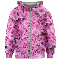 Beautiful Tree Flowers Kids  Zipper Hoodie Without Drawstring by 1212