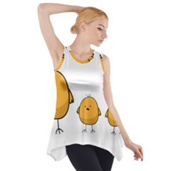 Chick Easter Cute Fun Spring Side Drop Tank Tunic by Ndabl3x