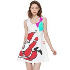 Nicholas Santa Claus Balloons Stars Inside Out Reversible Sleeveless Dress by Ndabl3x