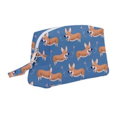 Corgi Patterns Wristlet Pouch Bag (medium) by Ndabl3x