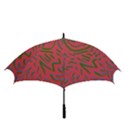 Pattern Saying Wavy Golf Umbrellas View3