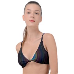 Artskop Kaleidoscope Pattern Knot Up Bikini Top