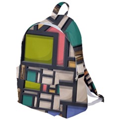 Door Stained Glass Stained Glass The Plain Backpack by Sarkoni