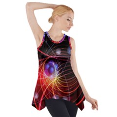 Physics Quantum Physics Particles Side Drop Tank Tunic by Sarkoni