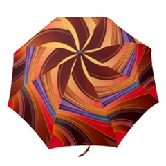 Abstract Colorful Background Wavy Folding Umbrellas by Sarkoni