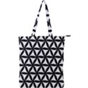 Pattern Floral Repeating Double Zip Up Tote Bag View1