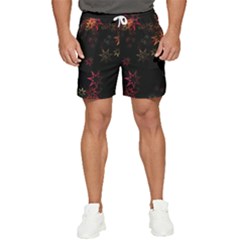 Christmas Background Motif Star Men s Runner Shorts by Amaryn4rt