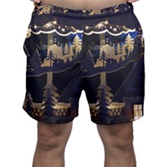 Christmas Advent Candle Arches Men s Shorts by Amaryn4rt