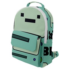 Adventure Time Beemo Bmo Illustration Cartoons Flap Pocket Backpack (small) by Sarkoni