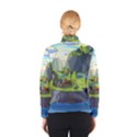 Cartoon Network Mountains Landscapes Seas Illustrations Adventure Time Rivers Women s Bomber Jacket View2