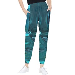 Waterfalls Wallpaper Adventure Time Women s Tapered Pants by Sarkoni