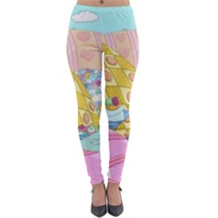 Pillows And Vegetable Field Illustration Adventure Time Cartoon Lightweight Velour Leggings by Sarkoni