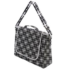 Pattern Vector Halftone Wallpaper Box Up Messenger Bag by Pakjumat