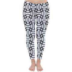 Ellipse Pattern Ellipse Dot Pattern Classic Winter Leggings by Apen