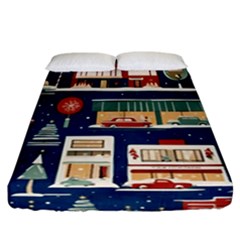 Background Mid Century Modern Fitted Sheet (california King Size) by Modalart