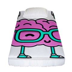 Brain Motivation Mental Activity Fitted Sheet (single Size) by Modalart