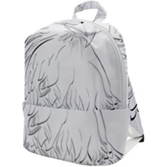 Eagle Birds Of Prey Raptor Zip Up Backpack by Modalart