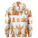 Gingerbread Food Snack Seasonal Men s Zipper Hoodie View2