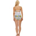 Thistle Alpine Flower Flower Plant Knot Front One-Piece Swimsuit View4