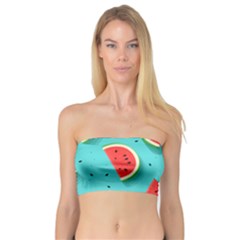 Watermelon Fruit Slice Bandeau Top by Bedest