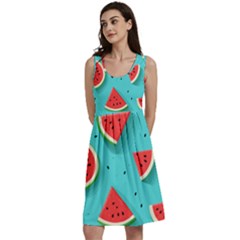 Watermelon Fruit Slice Classic Skater Dress by Bedest