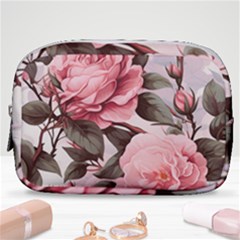 Rose Flower Seamless Make Up Pouch (small) by Bedest