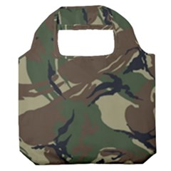 Camouflage Pattern Fabric Premium Foldable Grocery Recycle Bag by Bedest