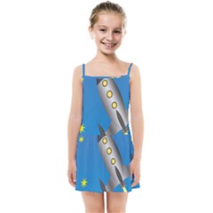 Rocket Spaceship Space Travel Nasa Kids  Summer Sun Dress by Ravend