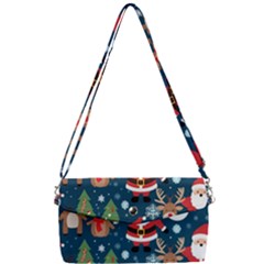 Christmas Decoration Removable Strap Clutch Bag by Ravend