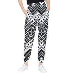 Pattern Tile Repeating Geometric Women s Tapered Pants by Ravend