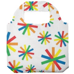 Celebrate Pattern Colorful Design Foldable Grocery Recycle Bag by Ravend