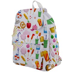 Summer Fair Food Goldfish Top Flap Backpack by Ravend