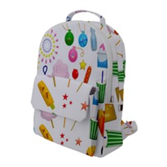 Summer Fair Food Goldfish Flap Pocket Backpack (large) by Ravend