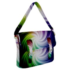 Rainbow Swirl Twirl Buckle Messenger Bag by Ravend