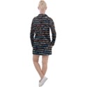 Close Up Code Coding Computer Women s Long Sleeve Casual Dress View2